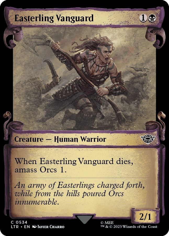 Easterling Vanguard (Showcase Scrolls) (534) (Universes Beyond: The Lord of the Rings: Tales of Middle-earth)