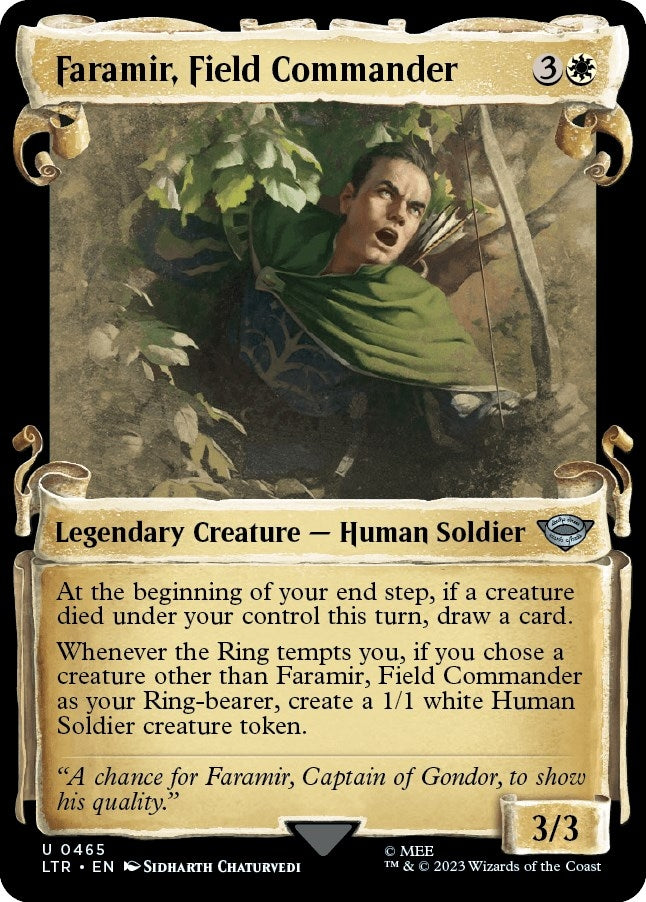 Faramir, Field Commander (Showcase Scrolls) (465) (Universes Beyond: The Lord of the Rings: Tales of Middle-earth)