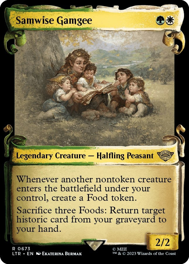 Samwise Gamgee (Showcase Scrolls) (673) (Universes Beyond: The Lord of the Rings: Tales of Middle-earth)