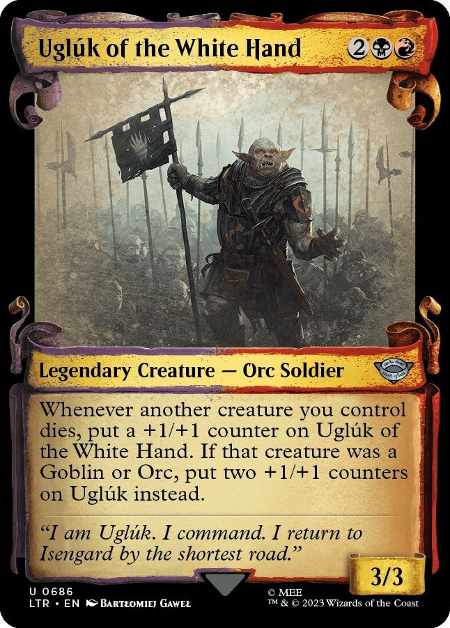 Ugluk of the White Hand (Showcase Scrolls) (686) (Universes Beyond: The Lord of the Rings: Tales of Middle-earth)