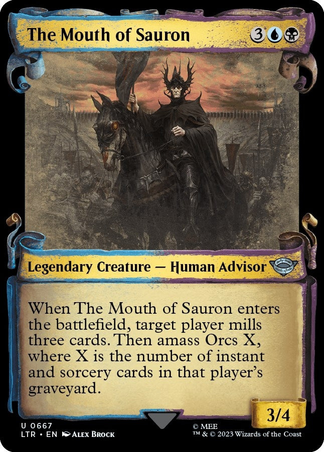 The Mouth of Sauron (Showcase Scrolls) (667) (Universes Beyond: The Lord of the Rings: Tales of Middle-earth)