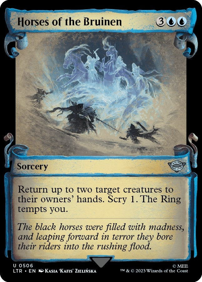 Horses of the Bruinen (Showcase Scrolls) (506) (Universes Beyond: The Lord of the Rings: Tales of Middle-earth)