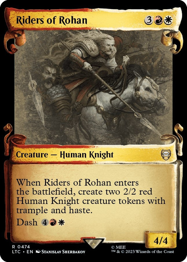Riders of Rohan (Showcase Scrolls) (474) (Commander: The Lord of the Rings: Tales of Middle-earth)