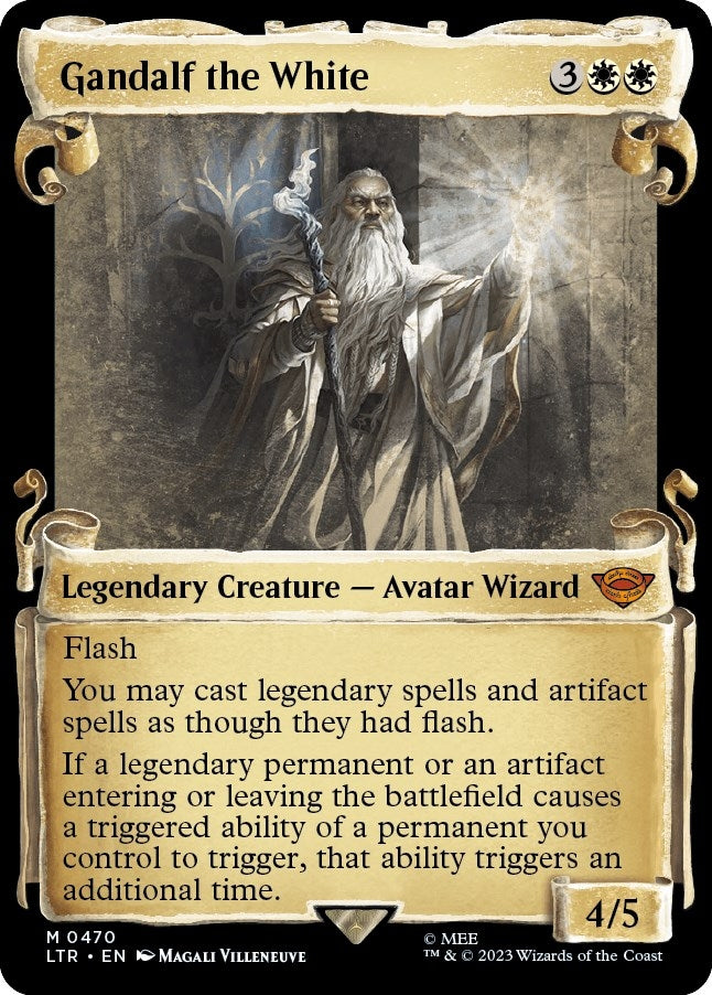 Gandalf the White (Showcase Scrolls) (470) (Universes Beyond: The Lord of the Rings: Tales of Middle-earth)