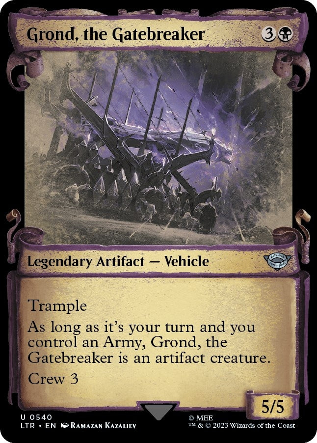 Grond, the Gatebreaker (Showcase Scrolls) (540) (Universes Beyond: The Lord of the Rings: Tales of Middle-earth)