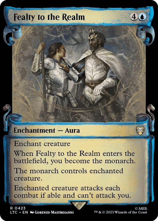 Fealty to the Realm (Showcase Scrolls) (423) (Commander: The Lord of the Rings: Tales of Middle-earth)