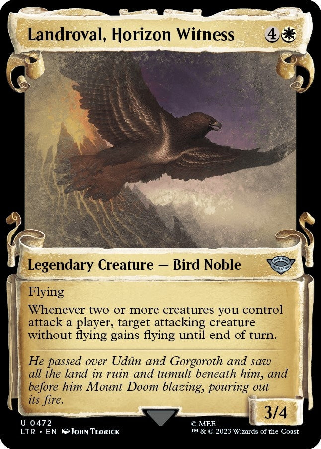 Landroval, Horizon Witness (Showcase Scrolls) (472) (Universes Beyond: The Lord of the Rings: Tales of Middle-earth)