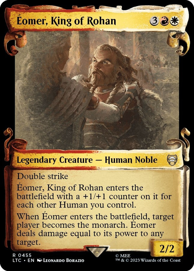 Eomer, King of Rohan (Showcase Scrolls) (455) (Commander: The Lord of the Rings: Tales of Middle-earth)