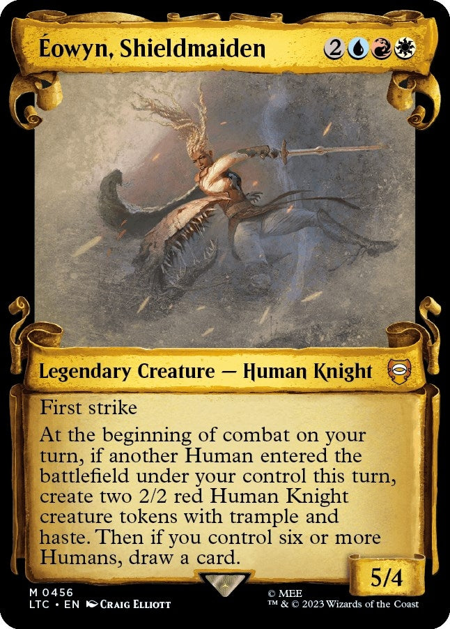 Eowyn, Shieldmaiden (Showcase Scrolls) (456) (Commander: The Lord of the Rings: Tales of Middle-earth)