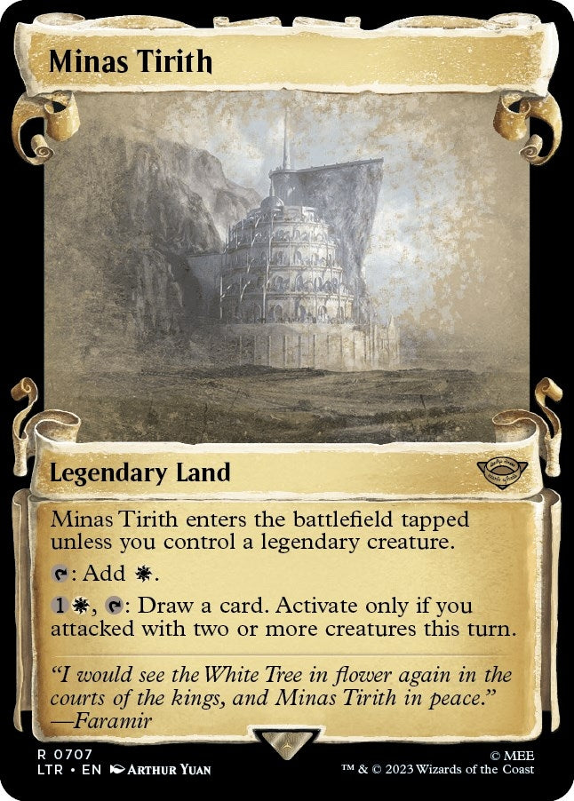 Minas Tirith (Showcase Scrolls) (707) (Universes Beyond: The Lord of the Rings: Tales of Middle-earth)
