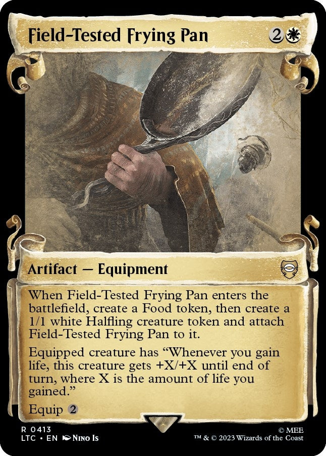 Field-Tested Frying Pan (Showcase Scrolls) (413) (Commander: The Lord of the Rings: Tales of Middle-earth)