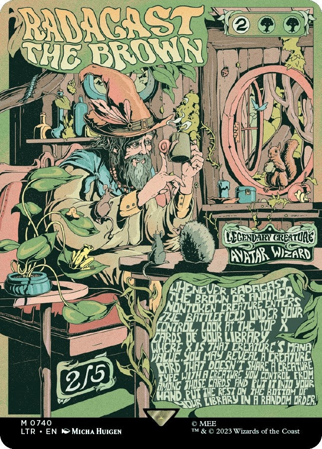 Radagast the Brown (Borderless Poster) (740) (Universes Beyond: The Lord of the Rings: Tales of Middle-earth)