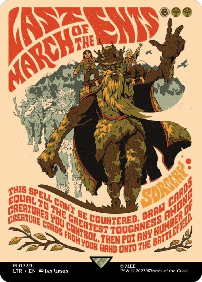 Last March of the Ents (Borderless Poster) (739) (Universes Beyond: The Lord of the Rings: Tales of Middle-earth)