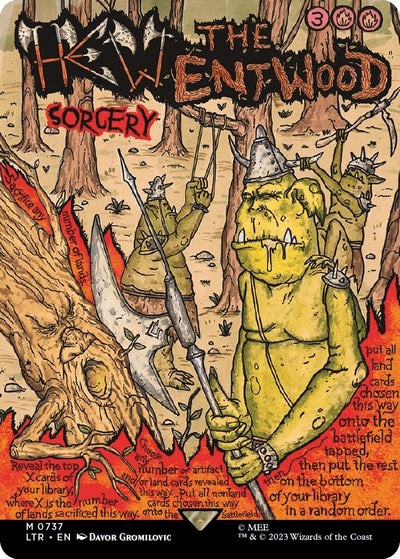 Hew the Entwood (Borderless Poster) (737) (Universes Beyond: The Lord of the Rings: Tales of Middle-earth)