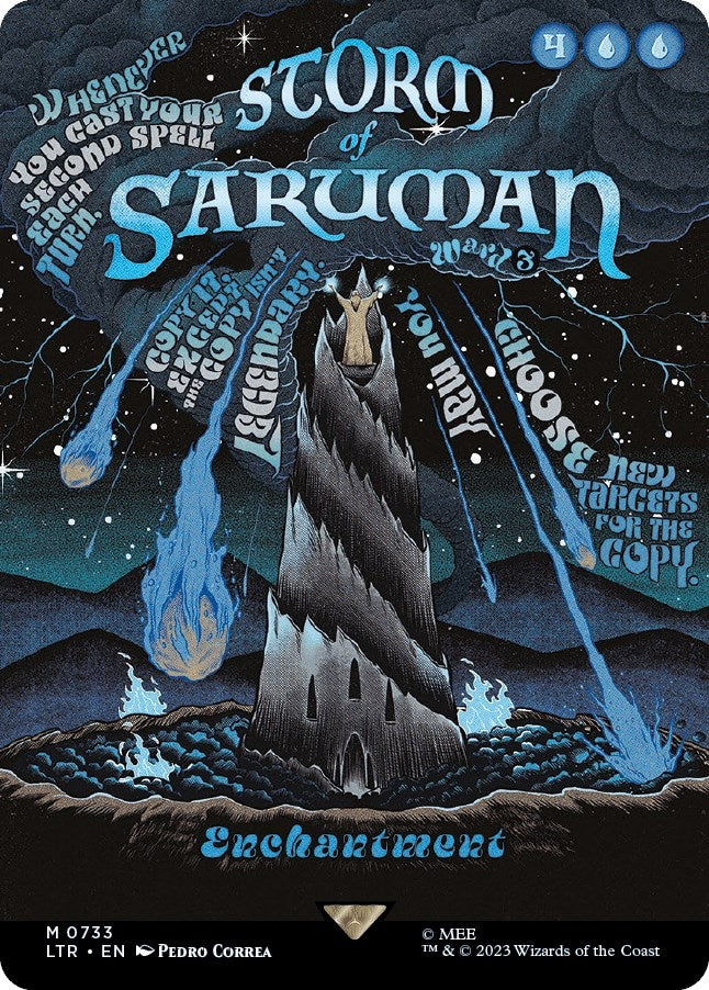 Storm of Saruman (Borderless Poster) (733) (Universes Beyond: The Lord of the Rings: Tales of Middle-earth)