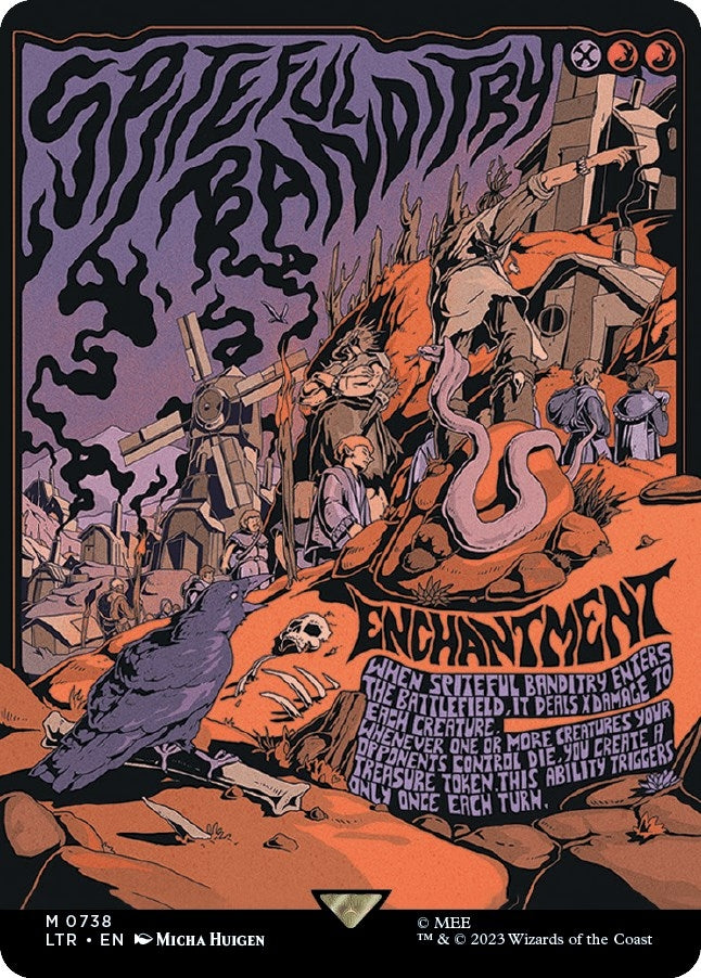 Spiteful Banditry (Borderless Poster) (738) (Universes Beyond: The Lord of the Rings: Tales of Middle-earth)