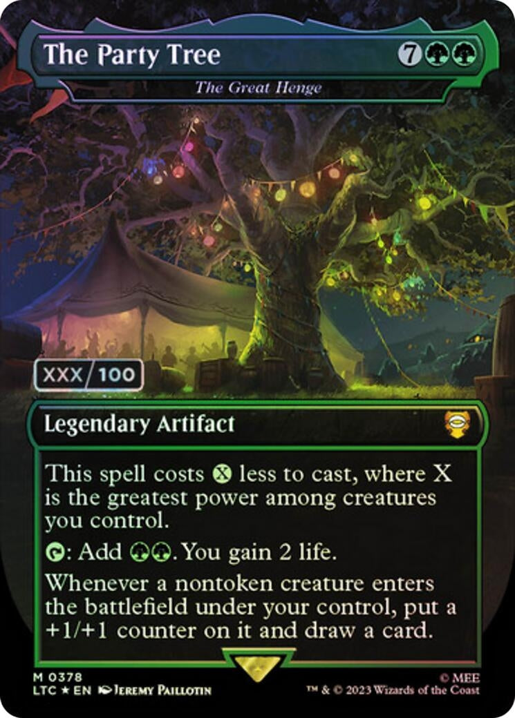 The Party Tree - The Great Henge (Serial Numbered) (378) (Commander: The Lord of the Rings: Tales of Middle-earth)