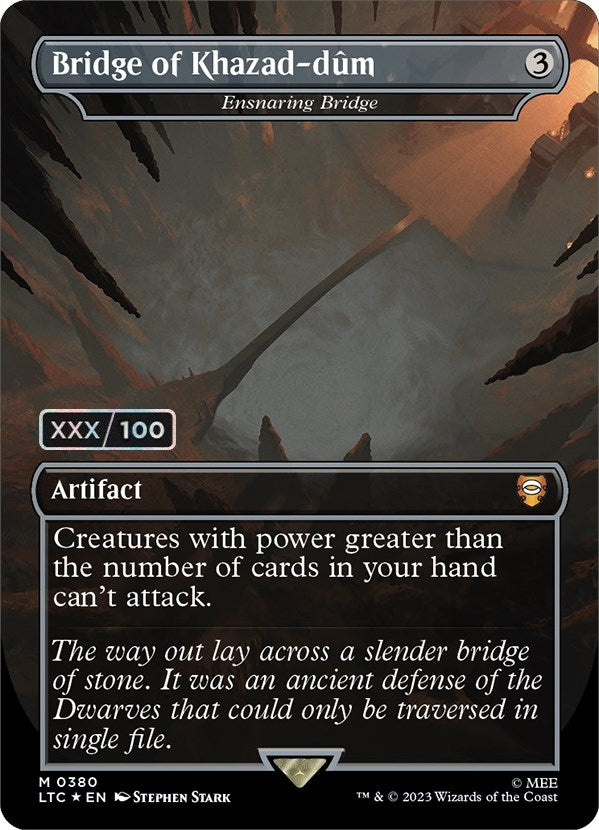 Bridge of Khazad-dum - Ensnaring Bridge (Serial Numbered) (380) (Commander: The Lord of the Rings: Tales of Middle-earth)