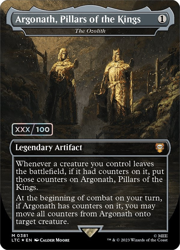 Argonath, Pillars of the Kings - The Ozolith (Serial Numbered) (381) (Commander: The Lord of the Rings: Tales of Middle-earth)