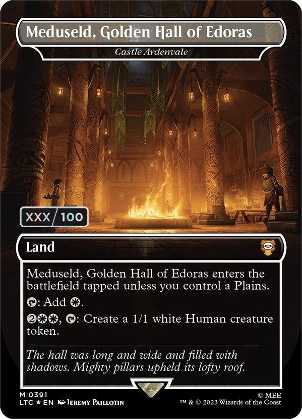 Meduseld, Golden Hall of Edoras - Castle Ardenvale (Serial Numbered) (391) (Commander: The Lord of the Rings: Tales of Middle-earth)
