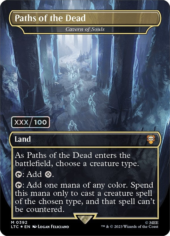 Paths of the Dead - Cavern of Souls (Serial Numbered) (392) (Commander: The Lord of the Rings: Tales of Middle-earth)