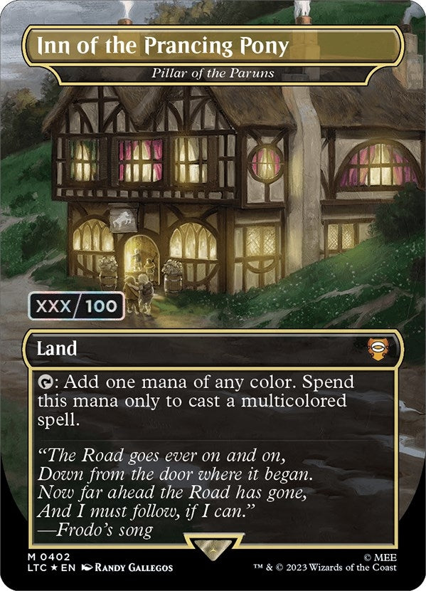 Inn of the Prancing Pony - Pillar of the Paruns (Serial Numbered) (402) (Commander: The Lord of the Rings: Tales of Middle-earth)