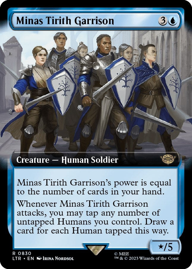 Minas Tirith Garrison (Extended Art) (830) (Universes Beyond: The Lord of the Rings: Tales of Middle-earth)