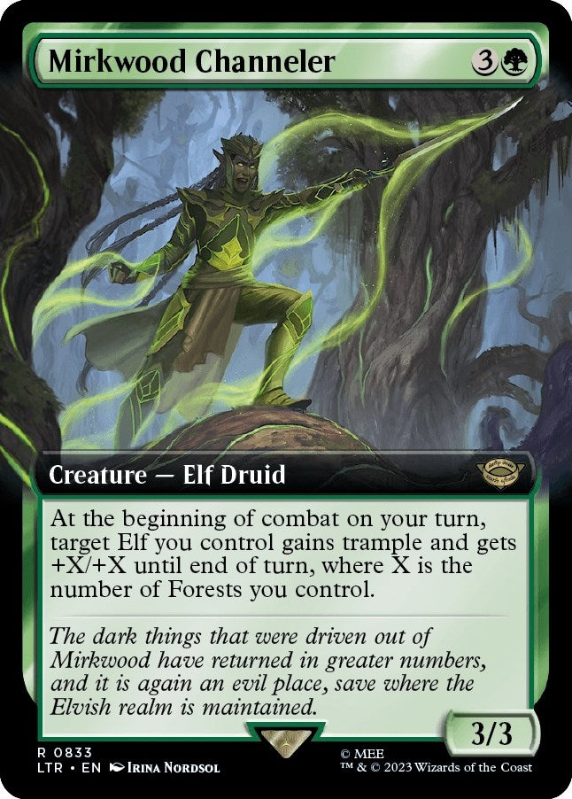 Mirkwood Channeler (Extended Art) (833) (Universes Beyond: The Lord of the Rings: Tales of Middle-earth)