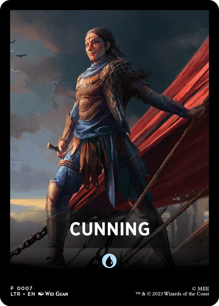 Cunning Theme Card (7) (Universes Beyond: The Lord of the Rings: Tales of Middle-earth)