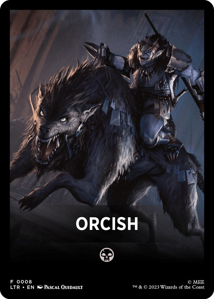 Orcish Theme Card (8) (Universes Beyond: The Lord of the Rings: Tales of Middle-earth)