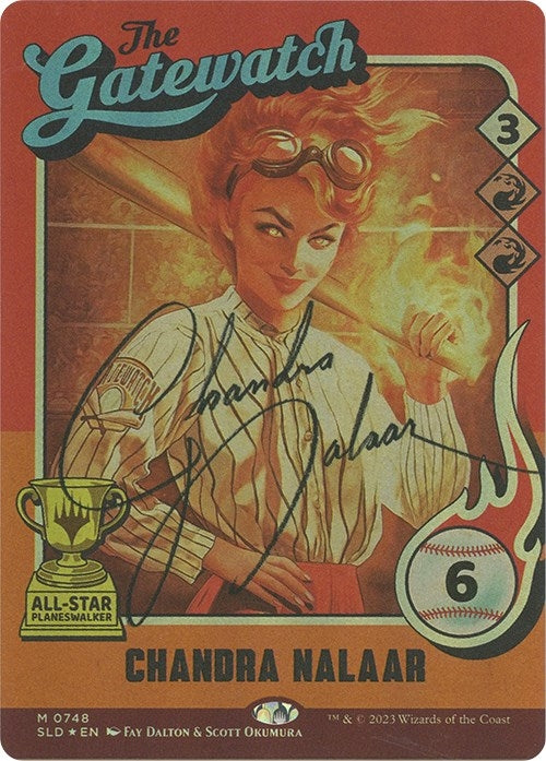 Chandra Nalaar (748) (Autographed) (748) (Secret Lair Drop Series)