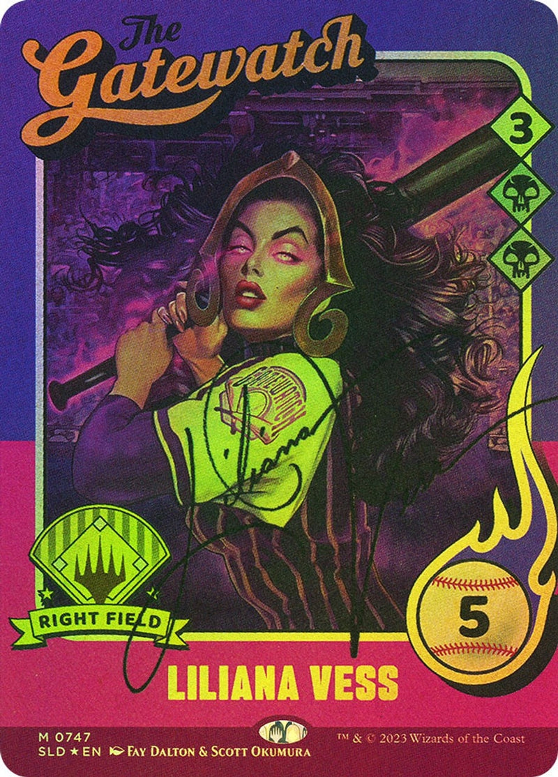 Liliana Vess (747) (Autographed) (747) (Secret Lair Drop Series)