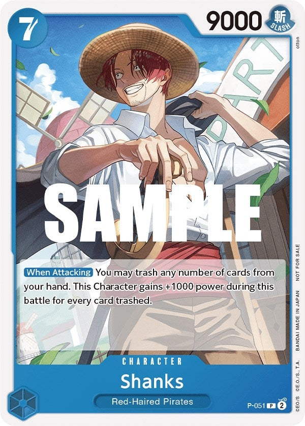 Image for Shanks (Sealed Battle Kit Vol. 1) (P-051) (One Piece Promotion Cards) - One Piece Card Game