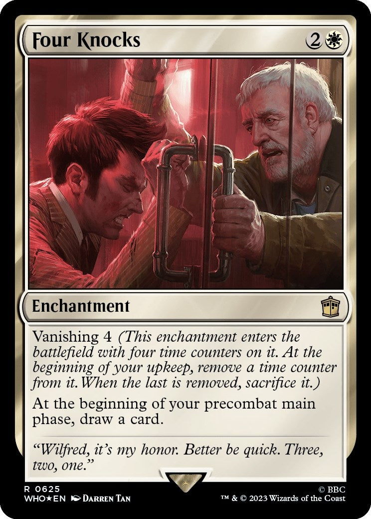 Four Knocks (Surge Foil) (625) (Universes Beyond: Doctor Who)