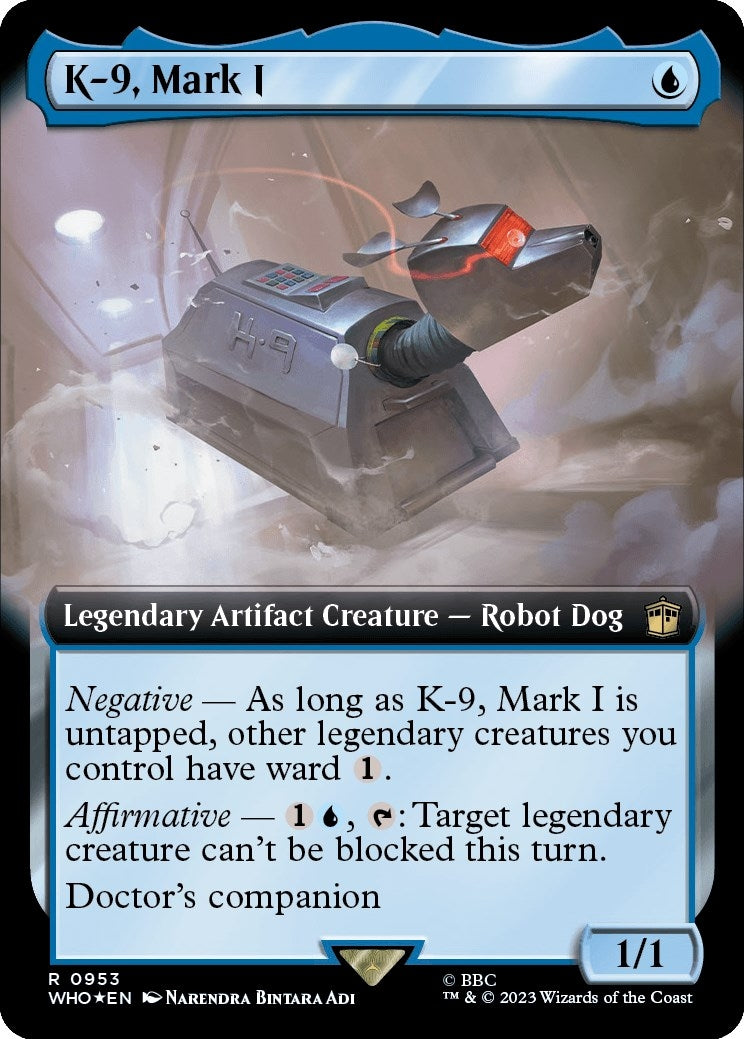 K-9, Mark I (Extended Art) (Surge Foil) (953) (Universes Beyond: Doctor Who)