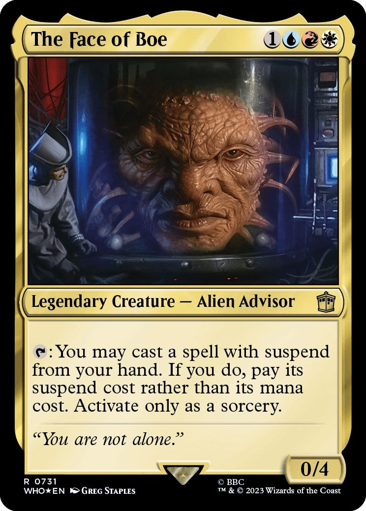 The Face of Boe (Surge Foil) (731) (Universes Beyond: Doctor Who)