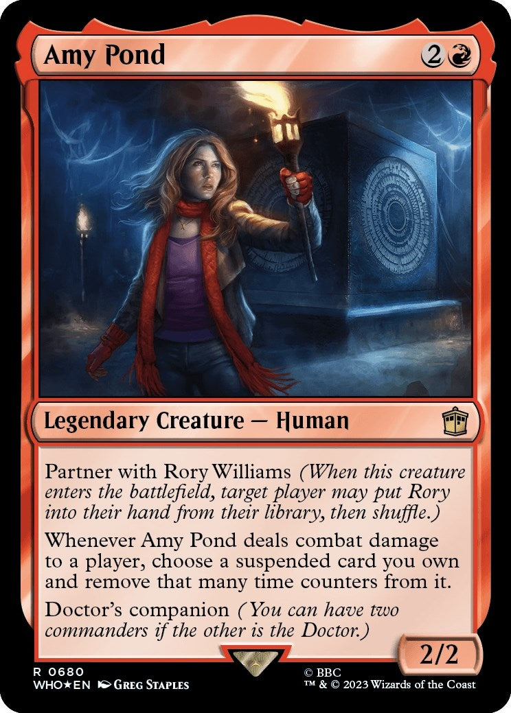 Amy Pond (Surge Foil) (680) (Universes Beyond: Doctor Who)