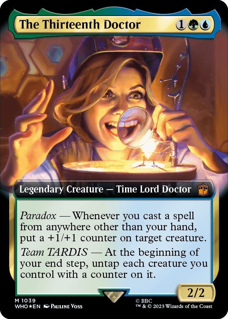 The Thirteenth Doctor (Extended Art) (Surge Foil) (1039) (Universes Beyond: Doctor Who)