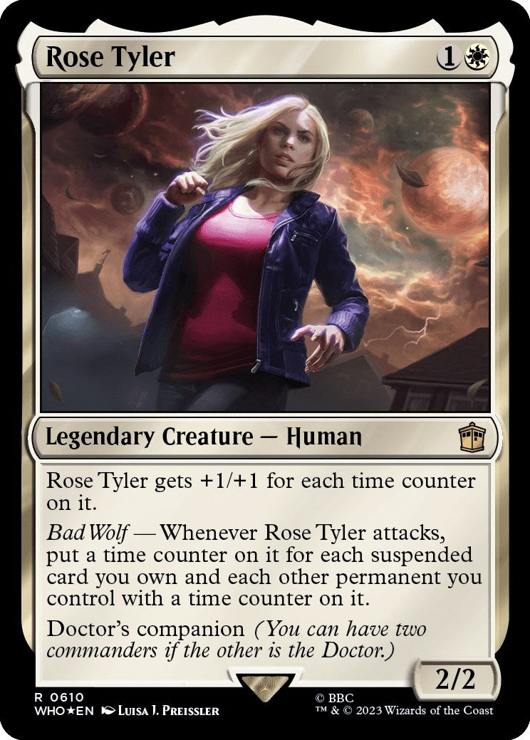 Rose Tyler (Surge Foil) (610) (Universes Beyond: Doctor Who)