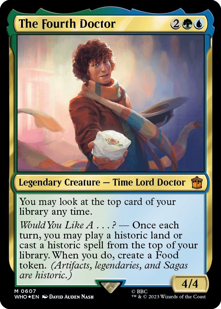 The Fourth Doctor (Surge Foil) (607) (Universes Beyond: Doctor Who)
