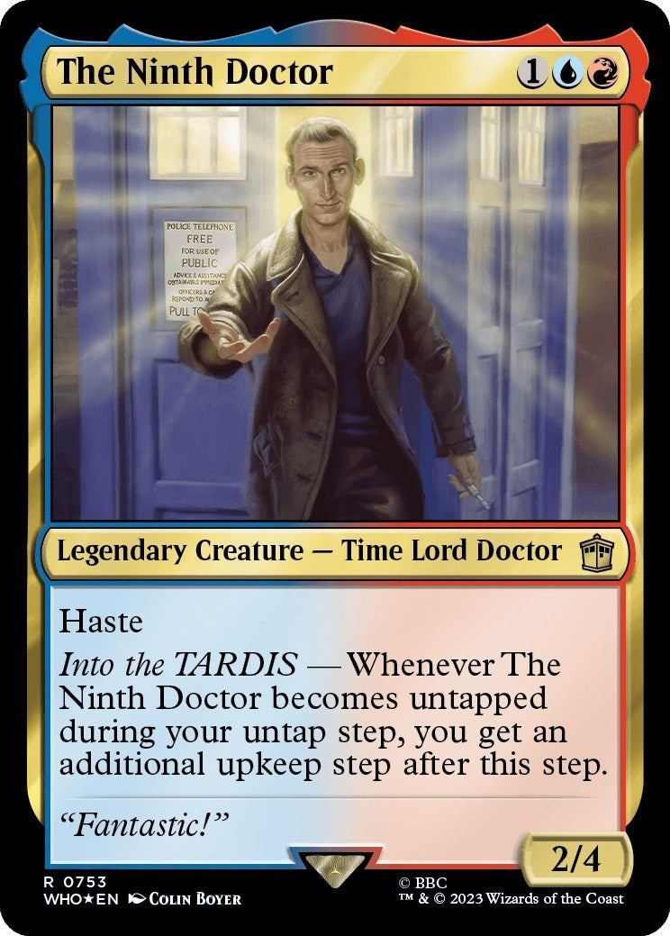 The Ninth Doctor (Surge Foil) (753) (Universes Beyond: Doctor Who)