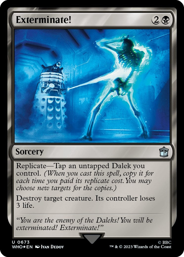 Exterminate! (Surge Foil) (673) (Universes Beyond: Doctor Who)