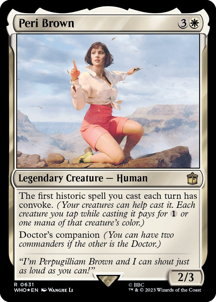 Peri Brown (Surge Foil) (631) (Universes Beyond: Doctor Who)