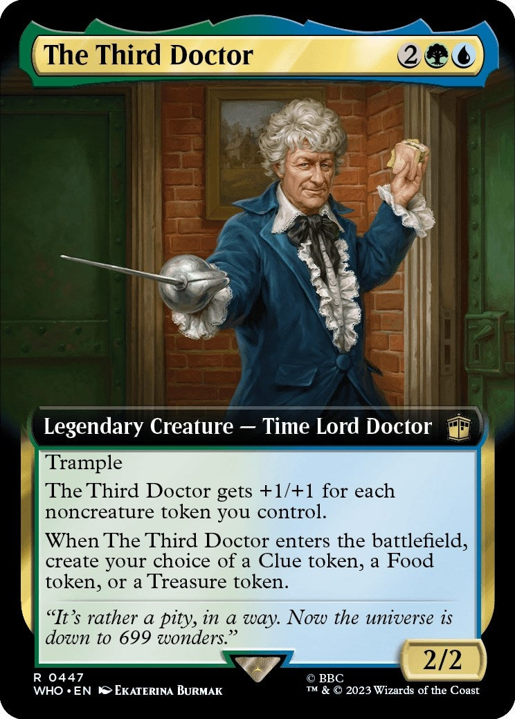 The Third Doctor (Extended Art) (447) (Universes Beyond: Doctor Who)