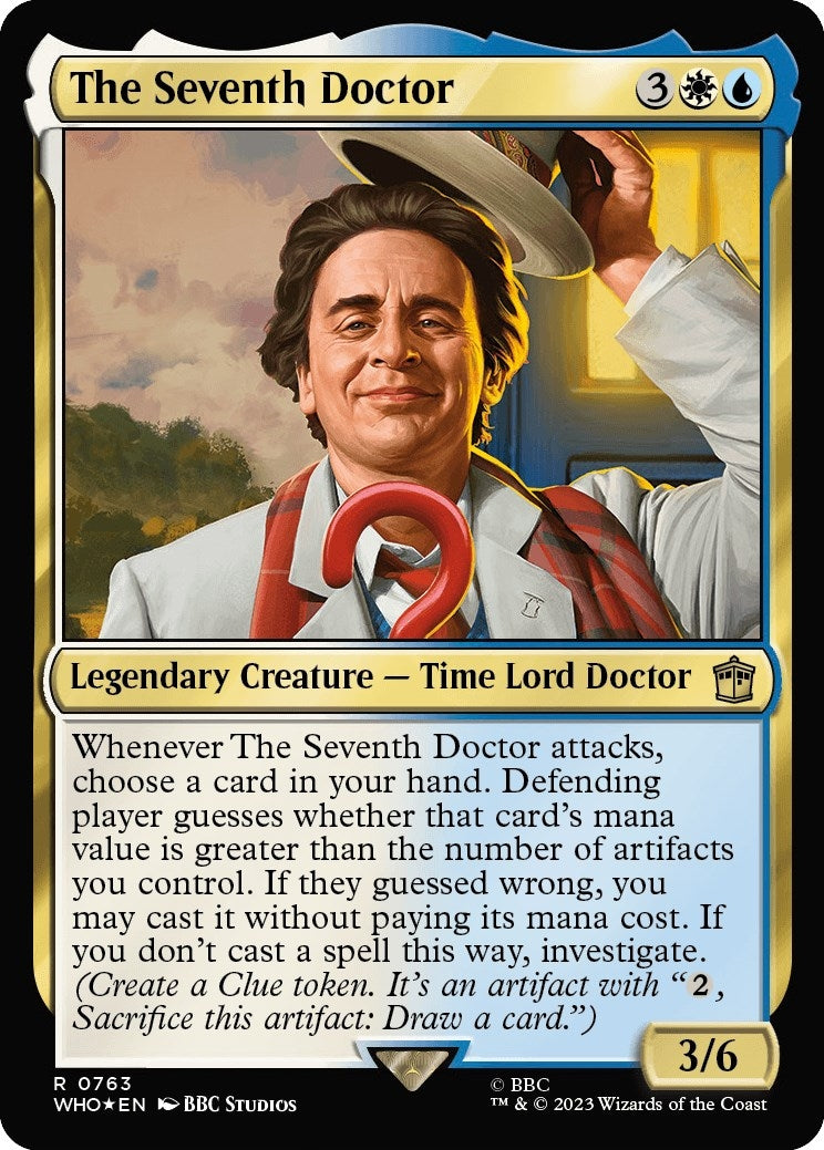The Seventh Doctor (Surge Foil) (763) (Universes Beyond: Doctor Who)