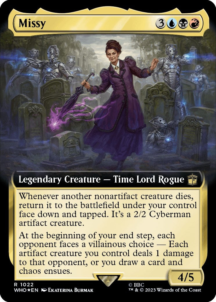 Missy (Extended Art) (Surge Foil) (1022) (Universes Beyond: Doctor Who)