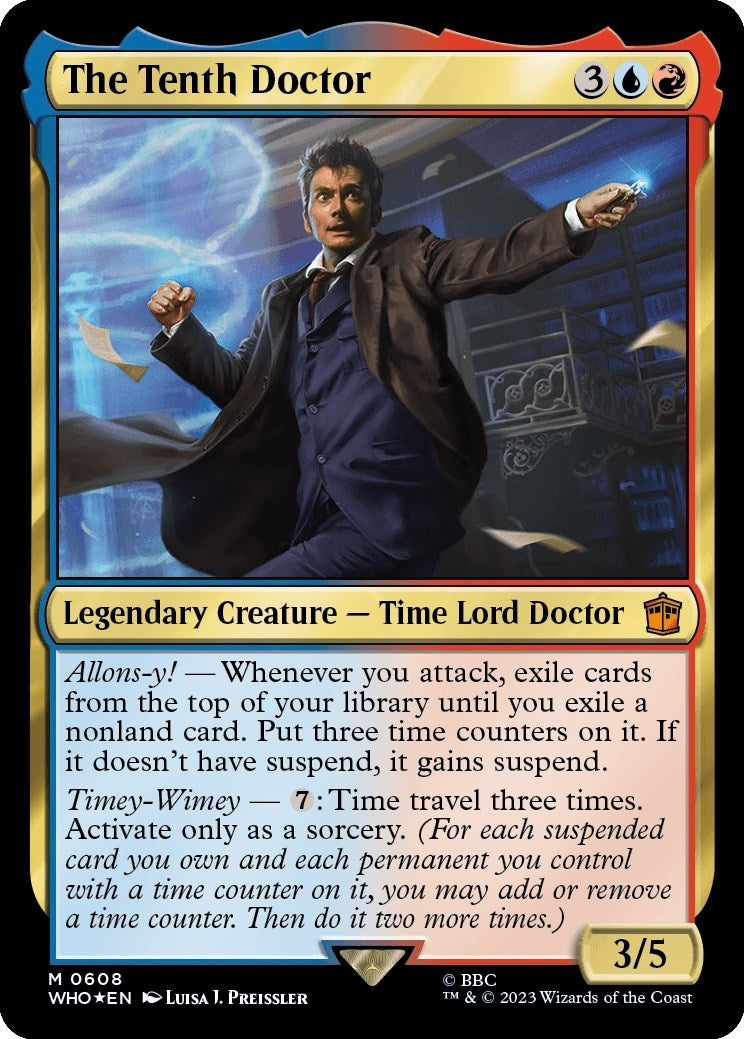 The Tenth Doctor (Surge Foil) (608) (Universes Beyond: Doctor Who)
