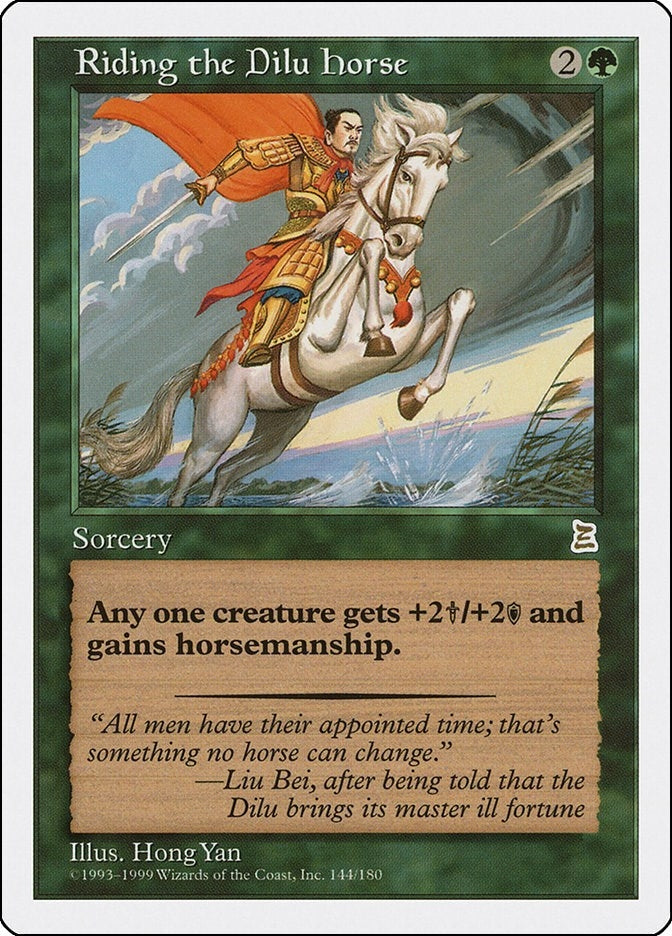 Riding the Dilu Horse (144) (Portal Three Kingdoms)