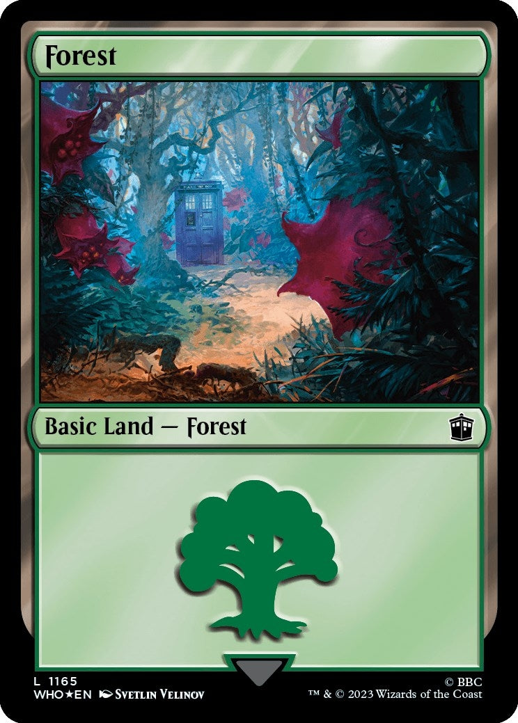 Forest (1165) (Surge Foil) (1165) (Universes Beyond: Doctor Who)
