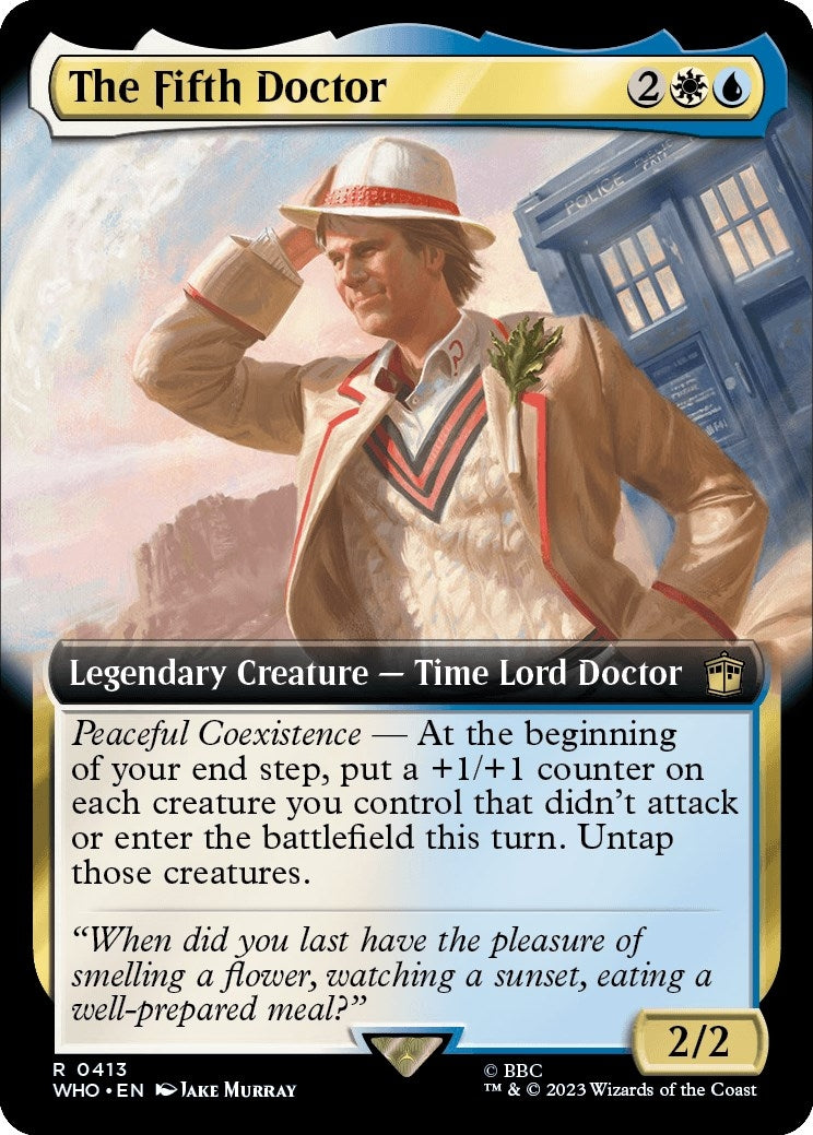 The Fifth Doctor (Extended Art) (413) (Universes Beyond: Doctor Who)
